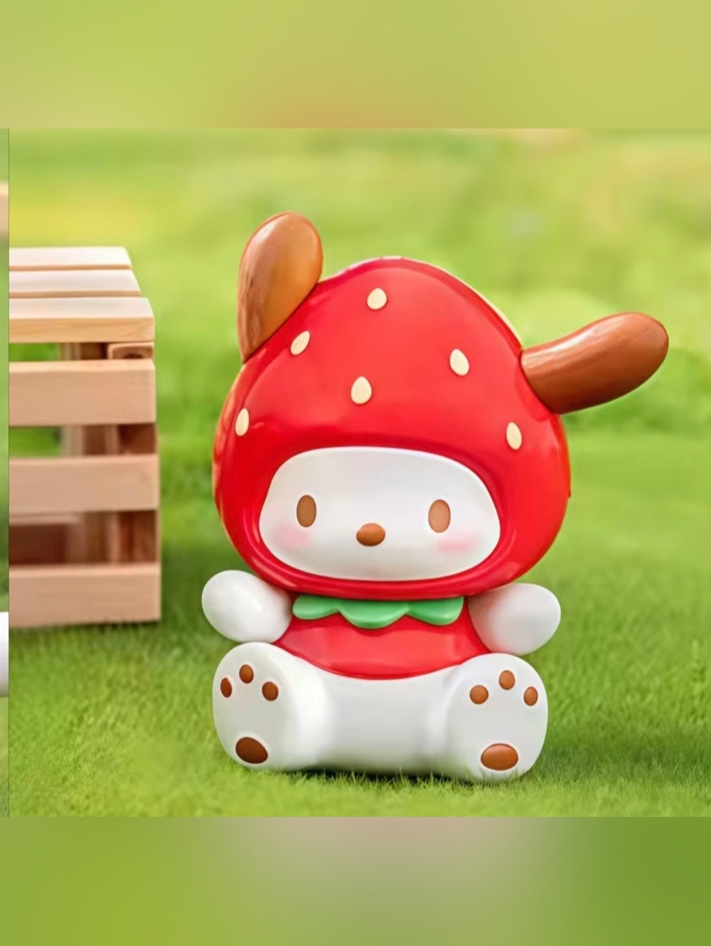 Sanrio Characters Strawberry Candy Series Mini Figures Pendant  "Pochacco" - Picture 3 of 10